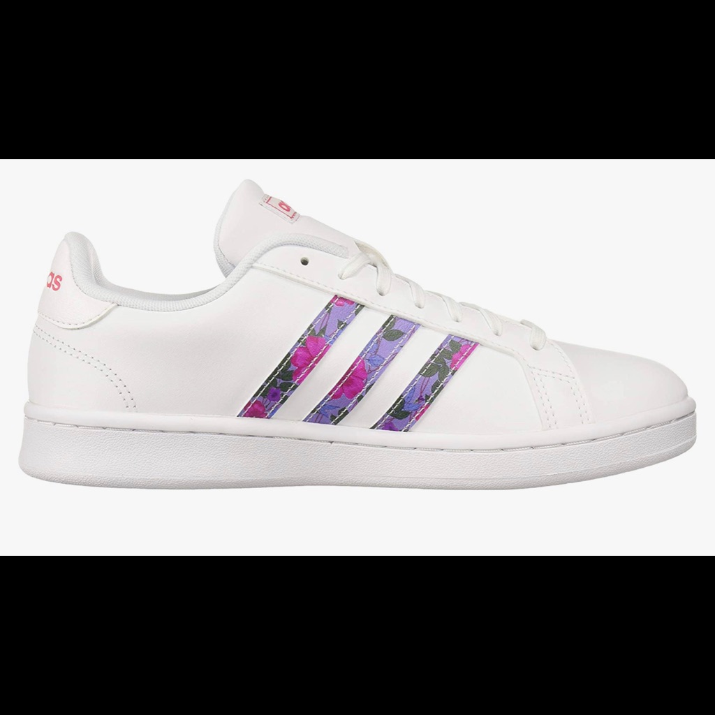 Nwt Adidas Women's Grand Court Sneaker, Floral, Limited Edition Multi Sizes